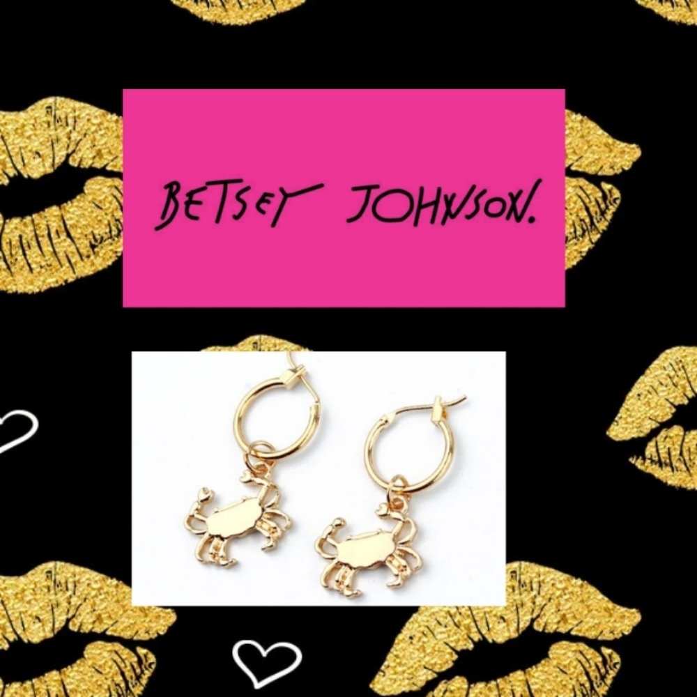 Betsey Johnson Crab Earrings
